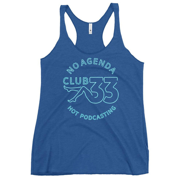 NO AGENDA CLUB 33 - racerback tank