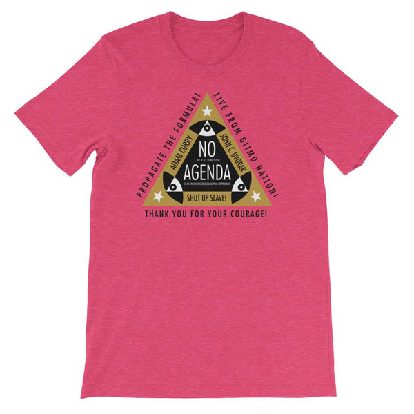 ALL SEEING NO AGENDA - tee shirt