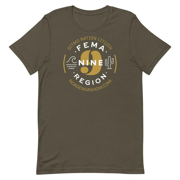 FEMA REGION NINE - tee shirt
