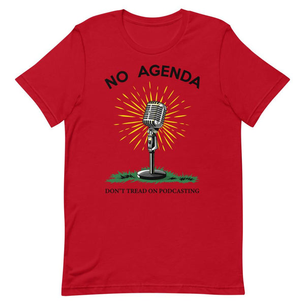 DONT TREAD ON PODCASTING - tee shirt