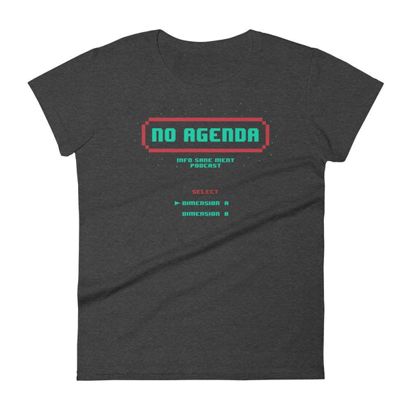 8-BIT NO AGENDA - womens tee