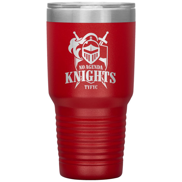 NO AGENDA KNIGHTS - 30 oz tumbler