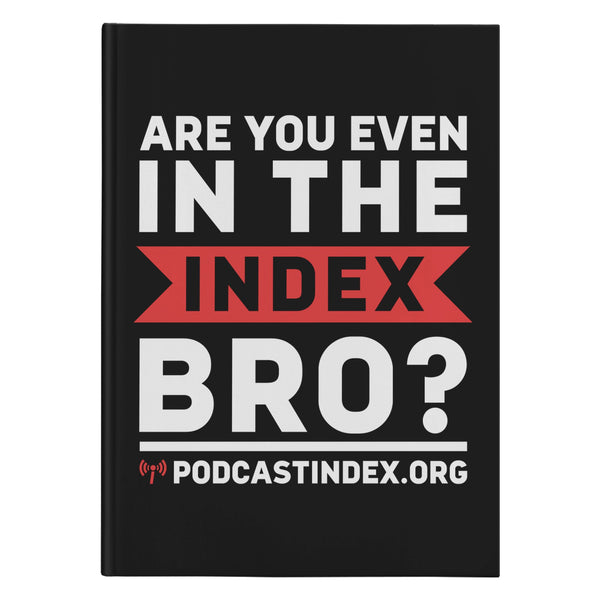 INDEX BRO? - hardcover notebook old