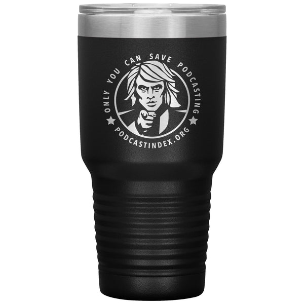 SAVE PODCASTING! - 30 oz tumbler
