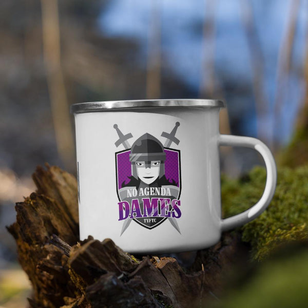 NO AGENDA DAMES - enamel mug