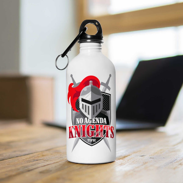 NO AGENDA KNIGHTS - 14 oz water bottle