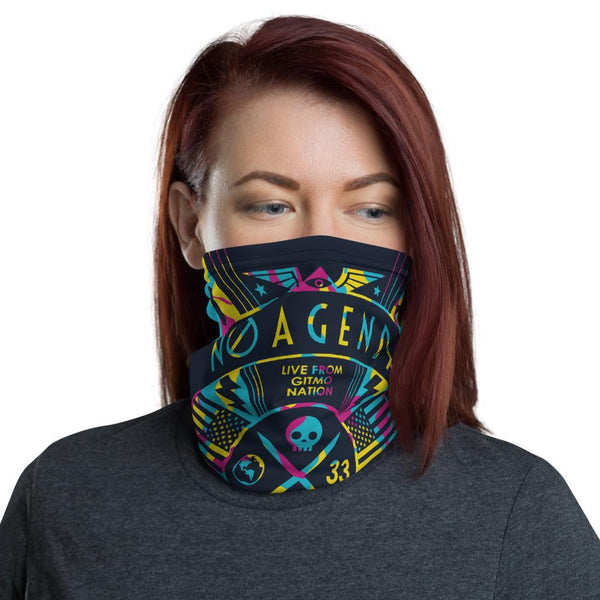NO AGENDA RALLY - neck gaiter