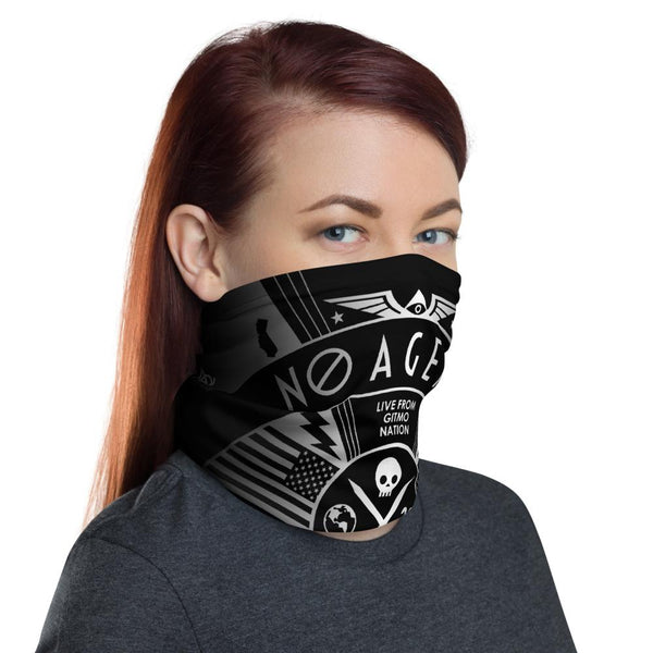 NO AGENDA RALLY - neck gaiter