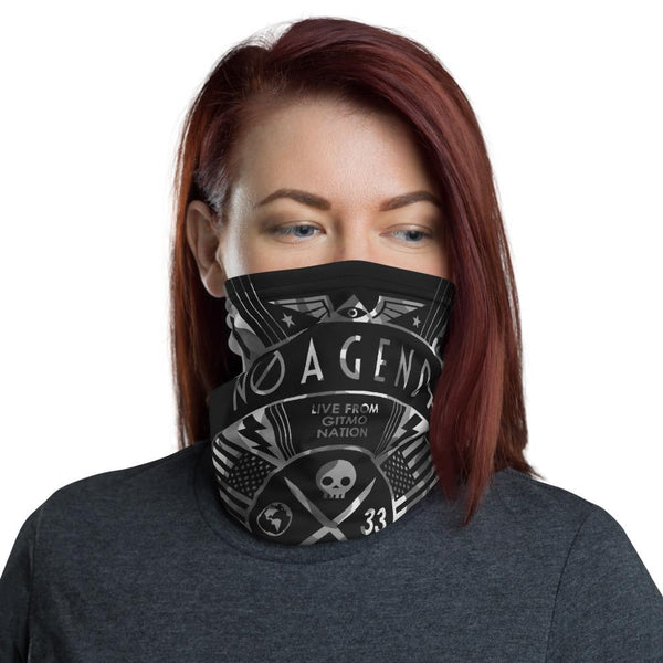 NO AGENDA RALLY - neck gaiter