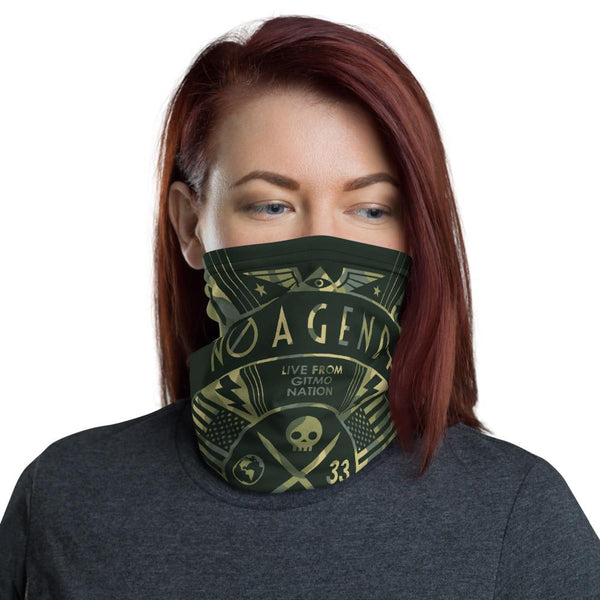 NO AGENDA RALLY - neck gaiter