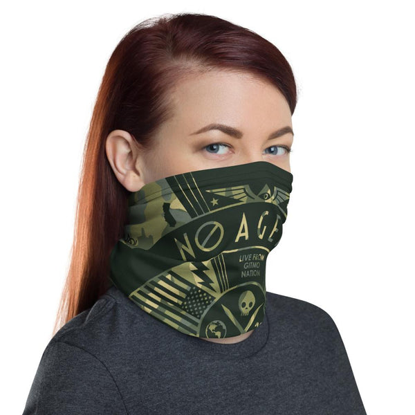 NO AGENDA RALLY - neck gaiter
