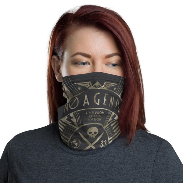 NO AGENDA RALLY - neck gaiter