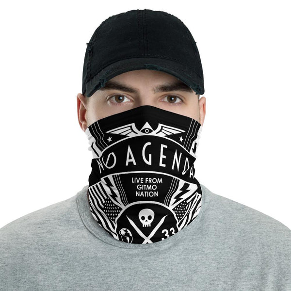 NO AGENDA RALLY - neck gaiter