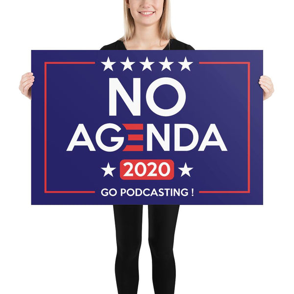 NO AGENDA 2020 - art print