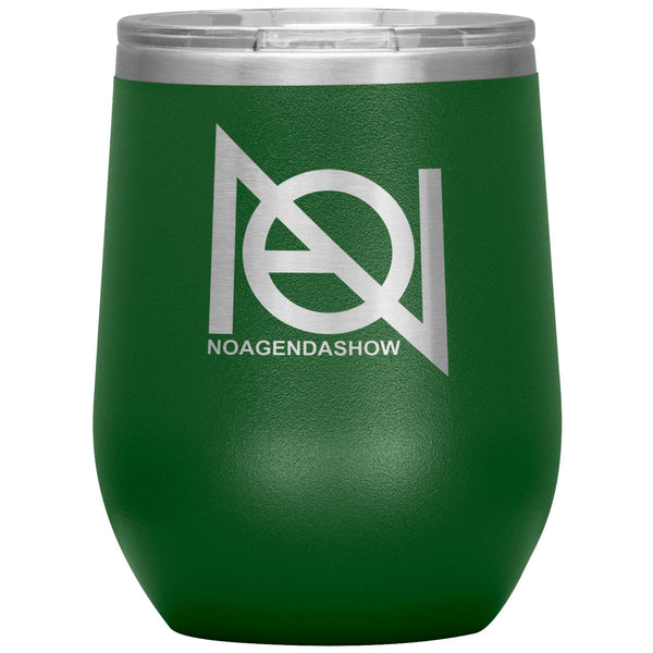 NO AGENDA SHOW - 12 oz wine tumbler