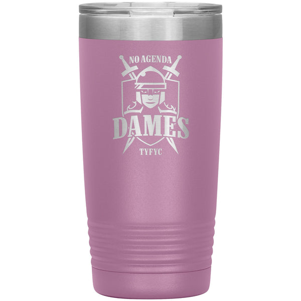 NO AGENDA DAMES - 20 oz tumbler