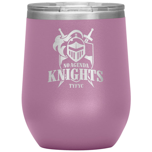NO AGENDA KNIGHTS - 12 oz wine tumbler