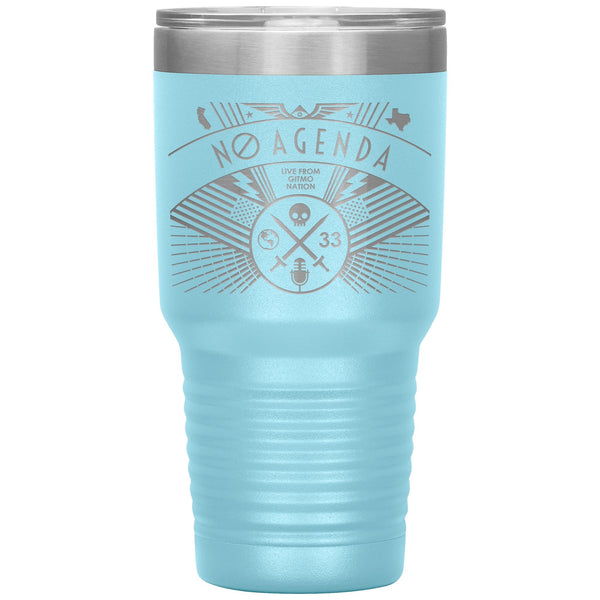 NO AGENDA RALLY - 30 oz tumbler