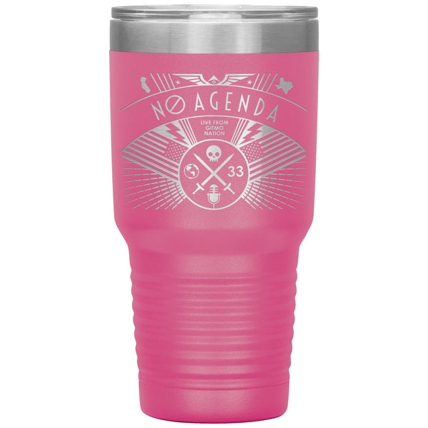 NO AGENDA RALLY - 30 oz tumbler