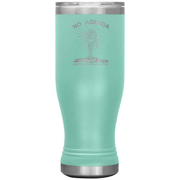 DONT TREAD ON PODCASTING - 20 oz boho tumbler