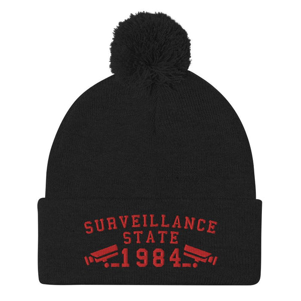 SURVEILLANCE STATE - pom beanie