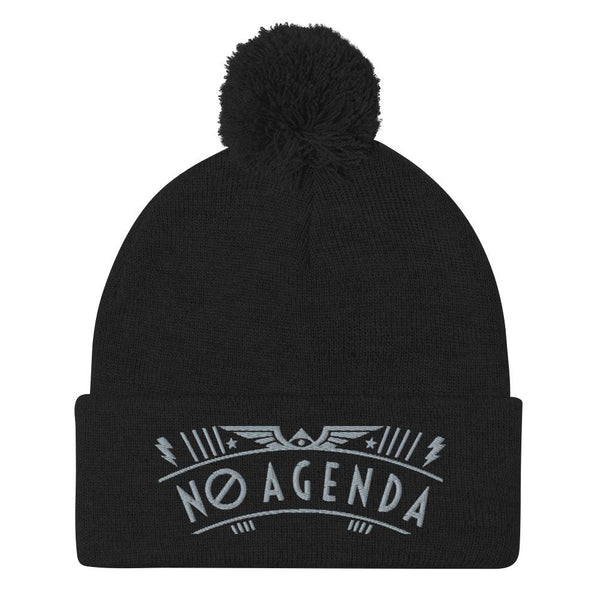 NO AGENDA RALLY - pom beanie