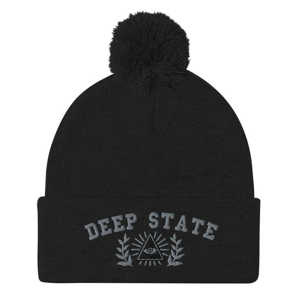 DEEP STATE - pom beanie