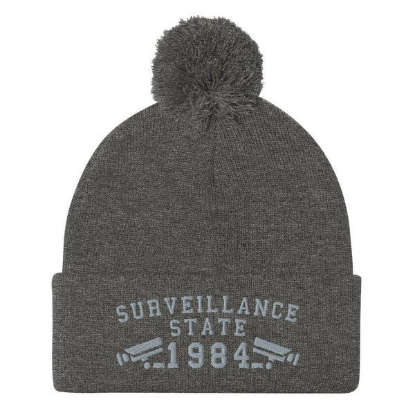 SURVEILLANCE STATE - pom beanie