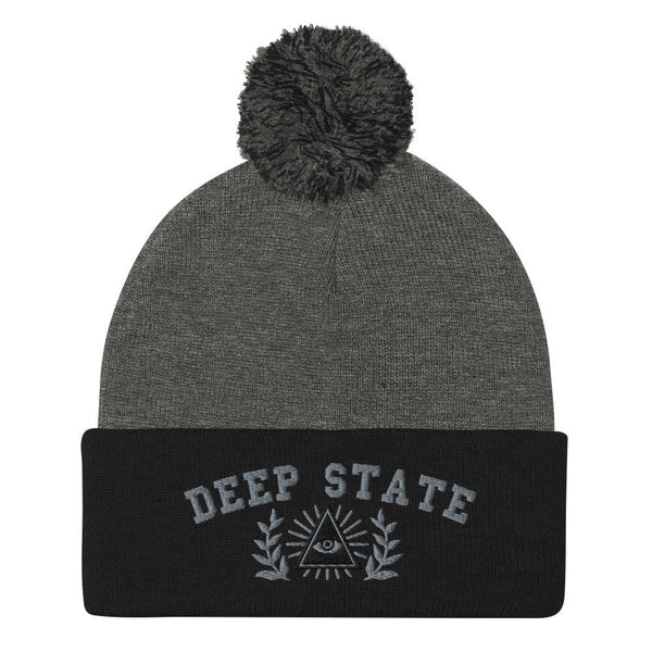 DEEP STATE - pom beanie