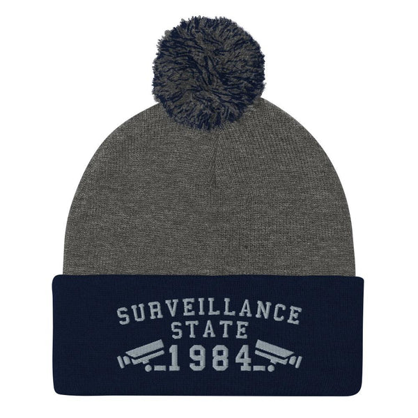 SURVEILLANCE STATE - pom beanie