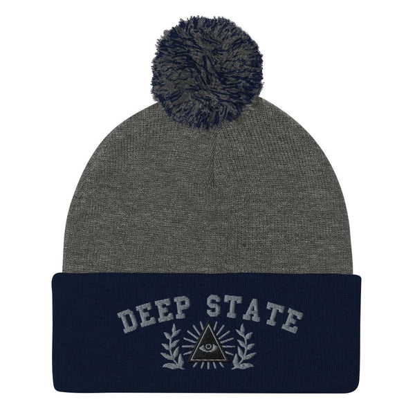 DEEP STATE - pom beanie