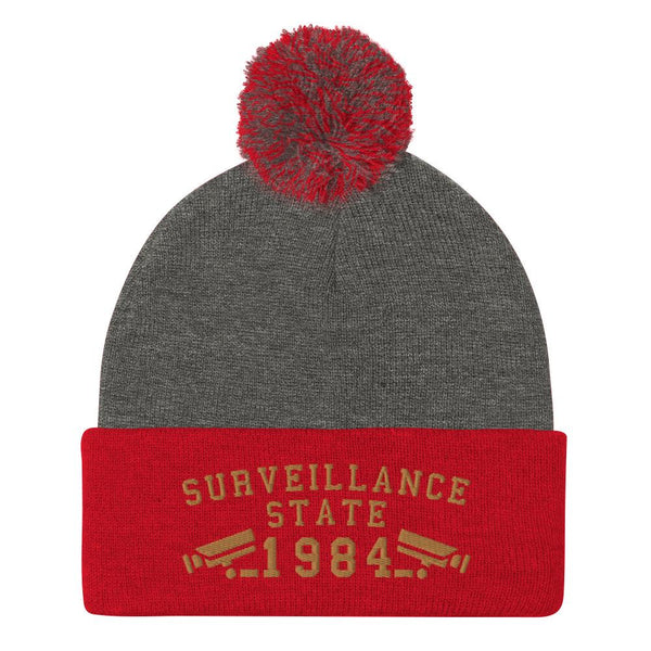 SURVEILLANCE STATE - pom beanie