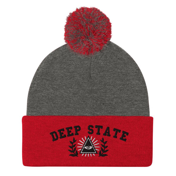 DEEP STATE - pom beanie