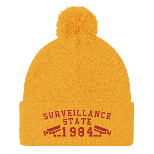 SURVEILLANCE STATE - pom beanie