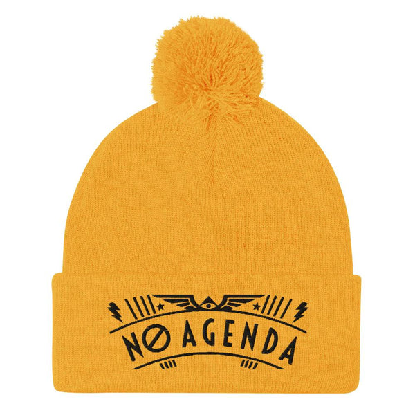 NO AGENDA RALLY - pom beanie