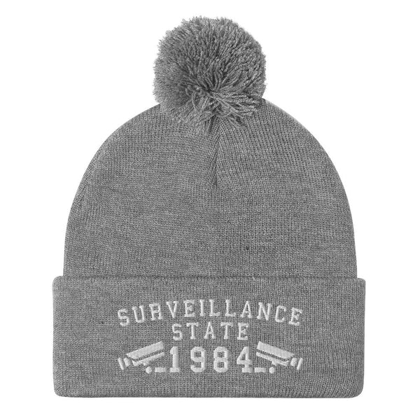 SURVEILLANCE STATE - pom beanie