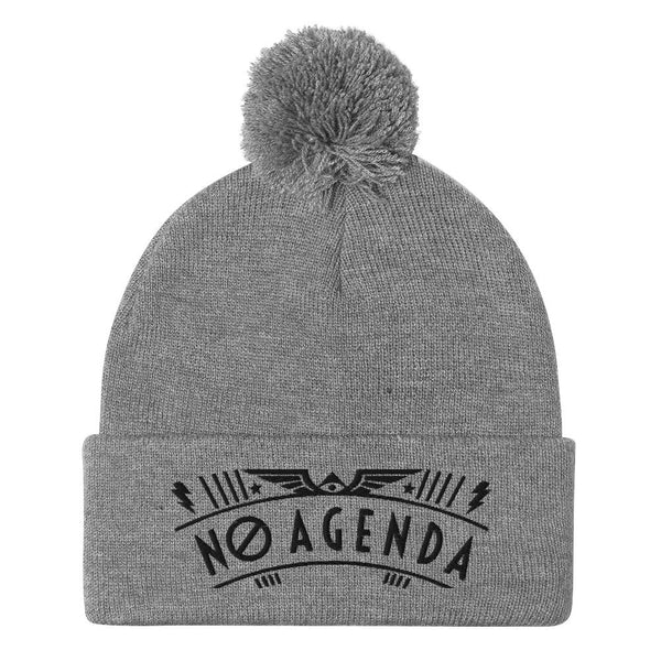 NO AGENDA RALLY - pom beanie