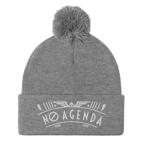 NO AGENDA RALLY - pom beanie