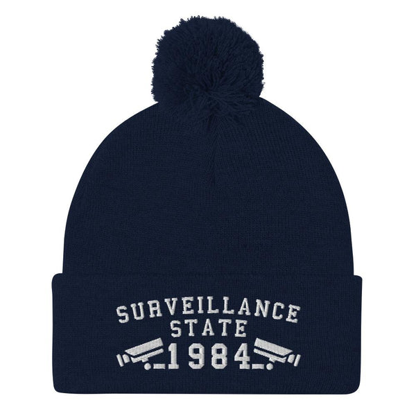 SURVEILLANCE STATE - pom beanie