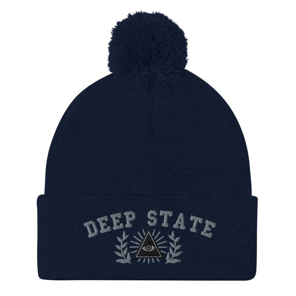 DEEP STATE - pom beanie