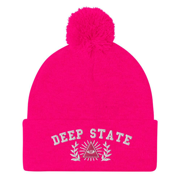 DEEP STATE - pom beanie