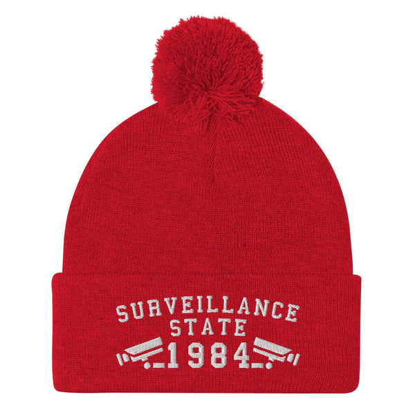 SURVEILLANCE STATE - pom beanie