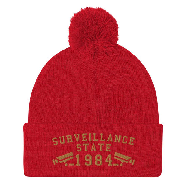 SURVEILLANCE STATE - pom beanie