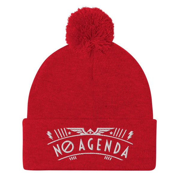 NO AGENDA RALLY - pom beanie