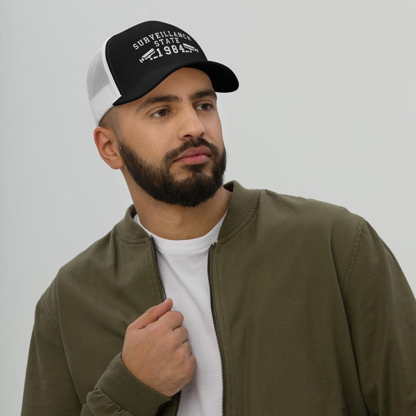 SURVEILLANCE STATE - mid trucker hat