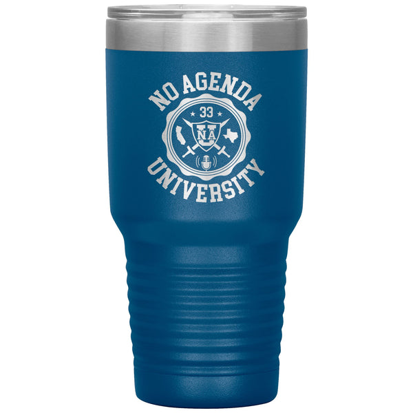 NO AGENDA UNIVERSITY - 30 oz tumbler
