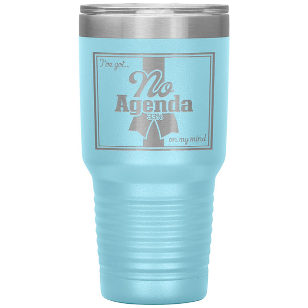 NO AGENDA RIBBON - 30 oz tumbler