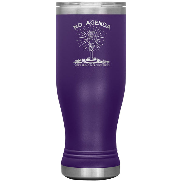 DONT TREAD ON PODCASTING - 20 oz boho tumbler