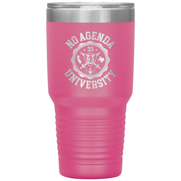 NO AGENDA UNIVERSITY - 30 oz tumbler