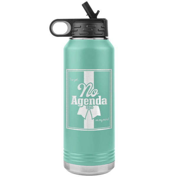 NO AGENDA RIBBON - 32 oz straw tumbler